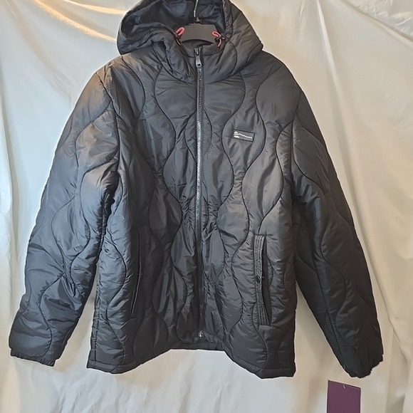 HFX Outdoors Other - HFX Outdoors Men's Onion Quilted Water Resistant Puffer Coat Hooded Black L NWT